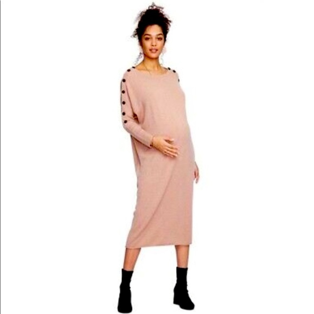 HATCH Maternity The Lou Dress Wool/Cashmere Blend One Size Fits All